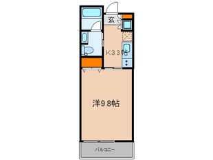 コンフォリア早稲田の物件間取画像